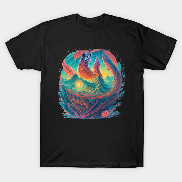 Flying Dragon T-Shirt by Owl Canvas